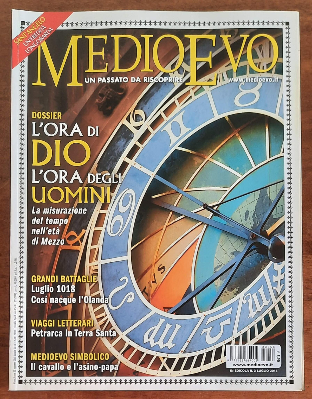 Rivista Medioevo n. 258 - Luglio 2018