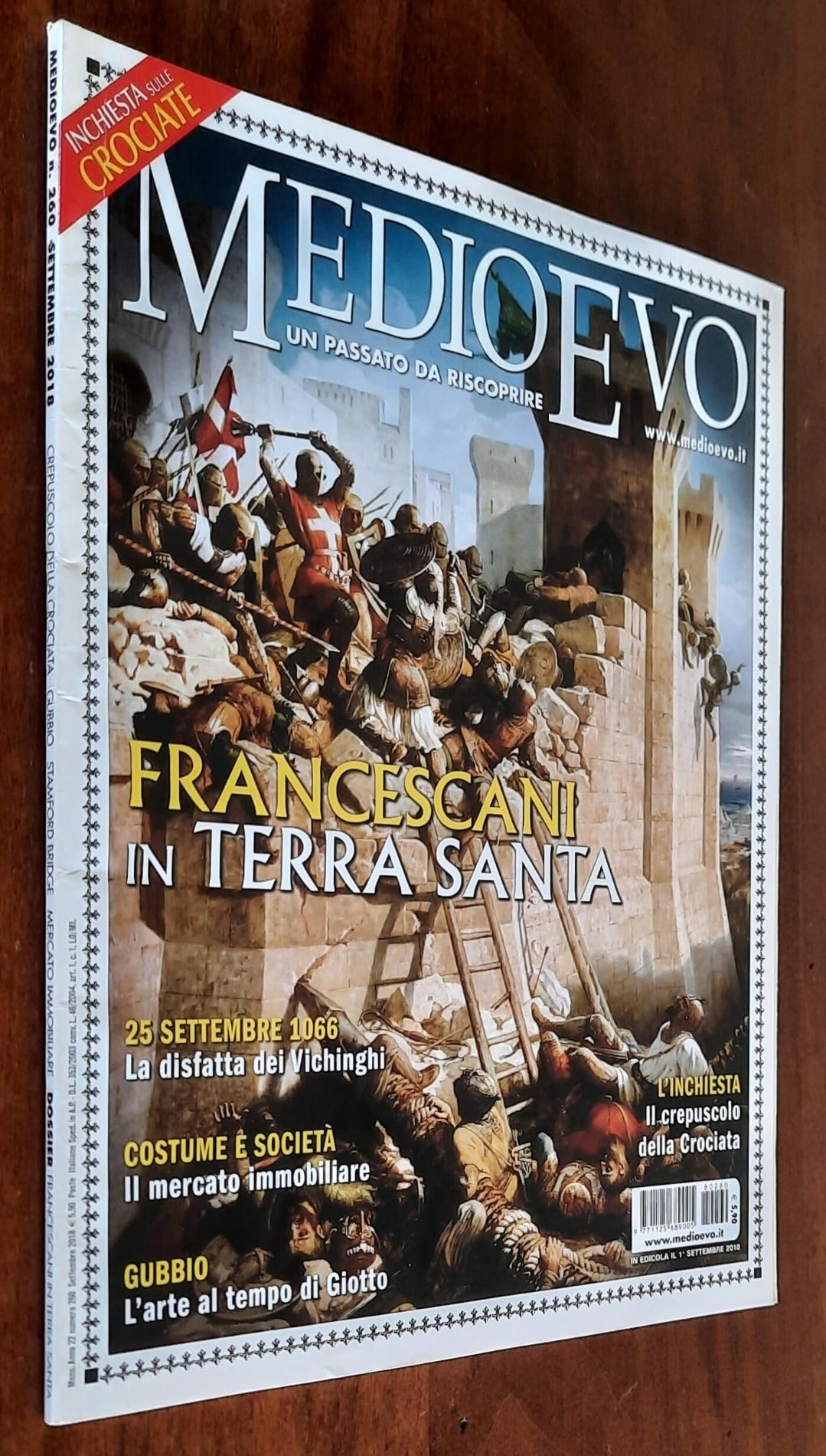 Rivista Medioevo n. 260 - Settembre 2018 - Francescani in Terra Santa