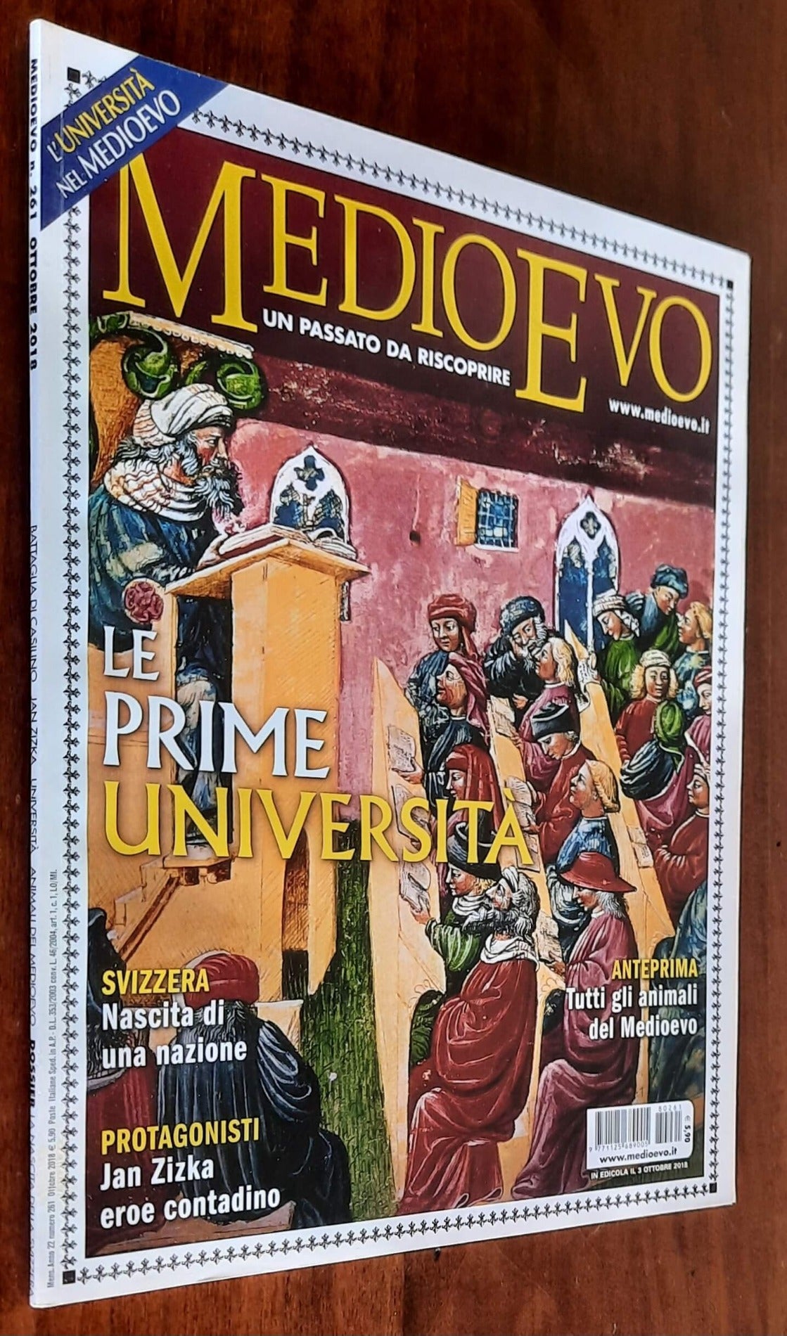 Rivista Medioevo n. 261 - Ottobre 2018 - Le prime università