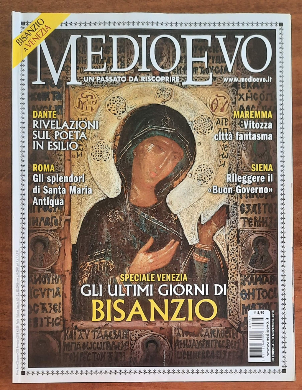 Rivista Medioevo n. 262 - Novembre 2018 - Gli ultimi giorni di Bisanzio