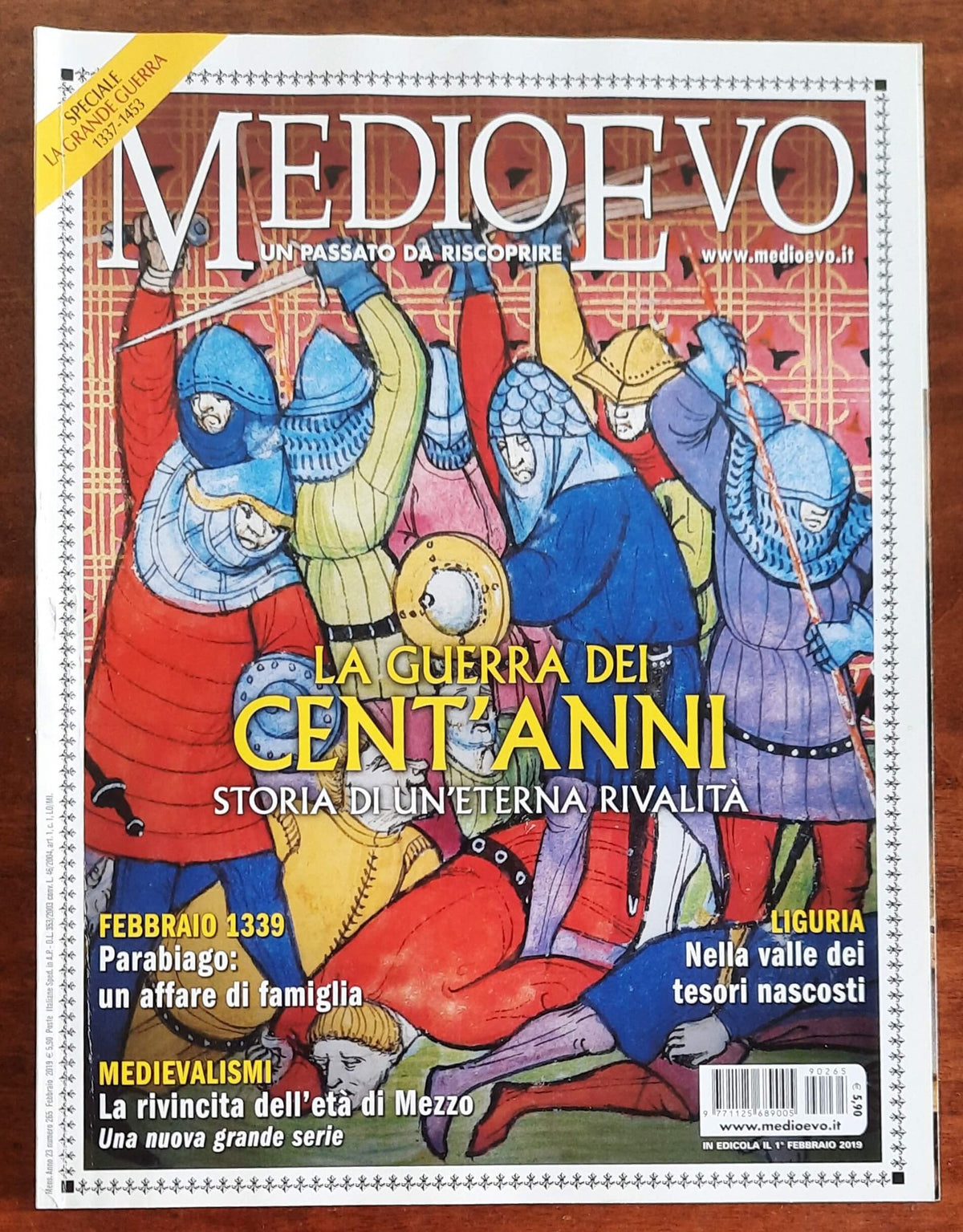 Rivista Medioevo n. 265 - Febbraio 2019 - La guerra dei cent'anni