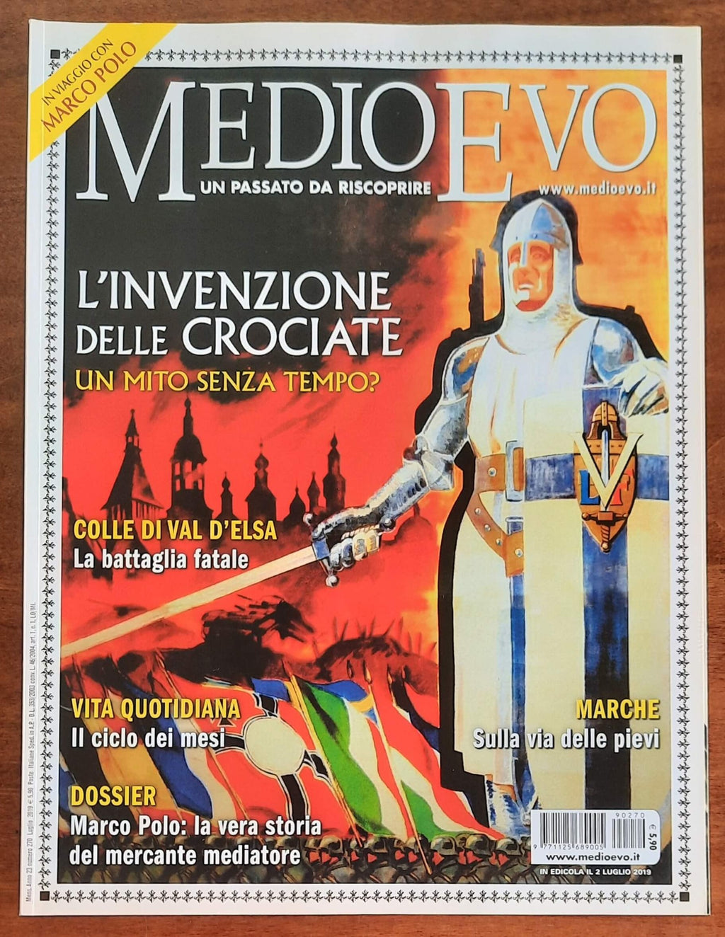 Rivista Medioevo n. 270 - Luglio 2019 - L'invenzione delle crociate