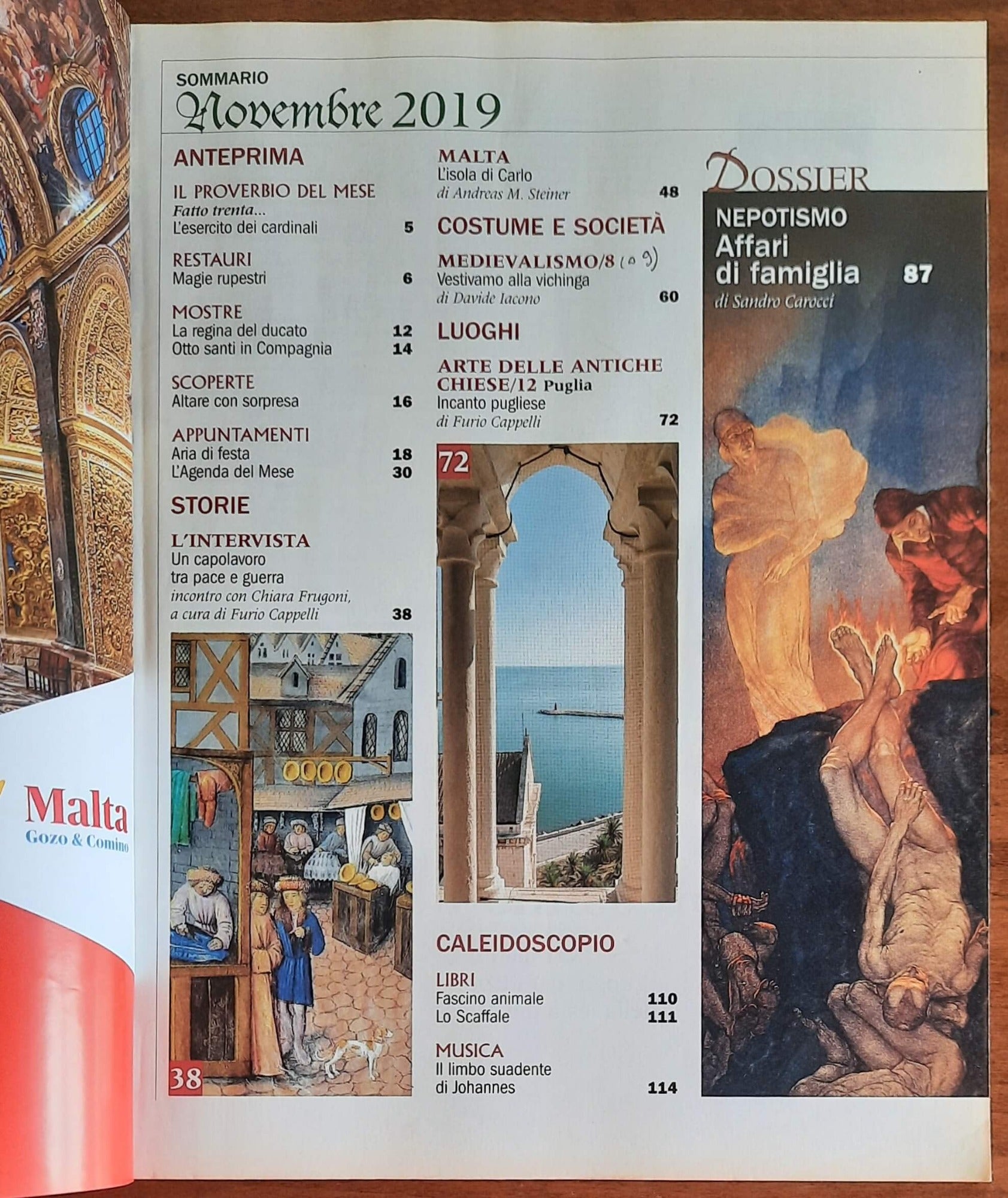 Rivista Medioevo n. 274 - Novembre 2019