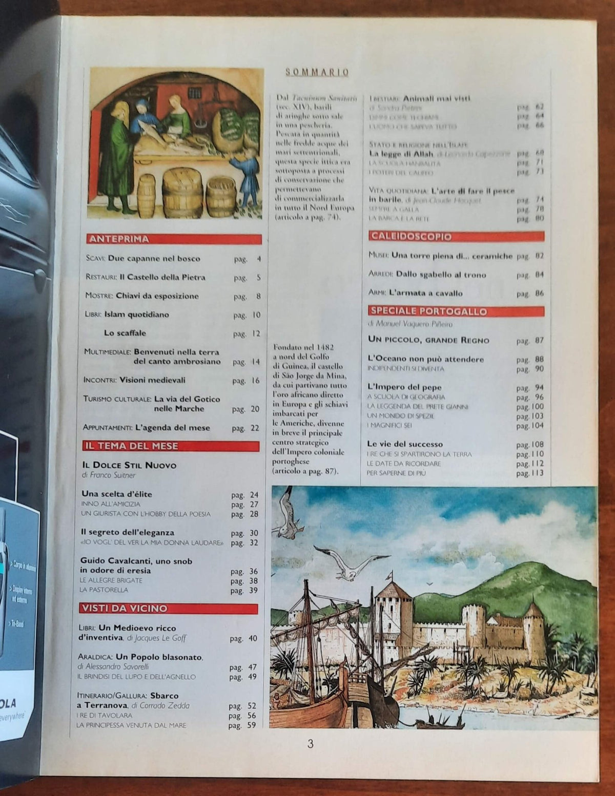 Rivista Medioevo n. 62 - Marzo 2002 - Bestiari Animali mai visti