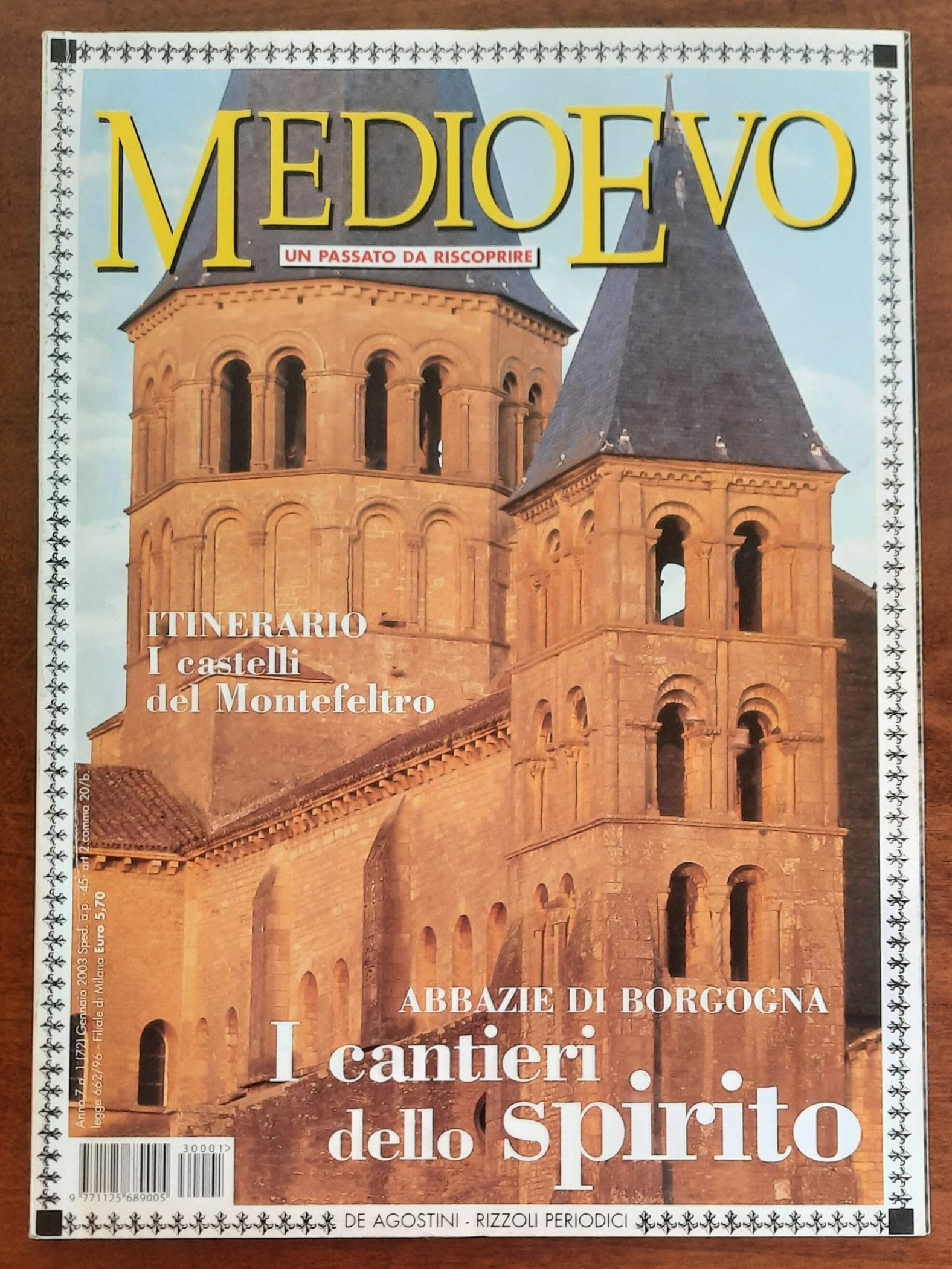 Rivista Medioevo n. 72 - Gennaio 2003