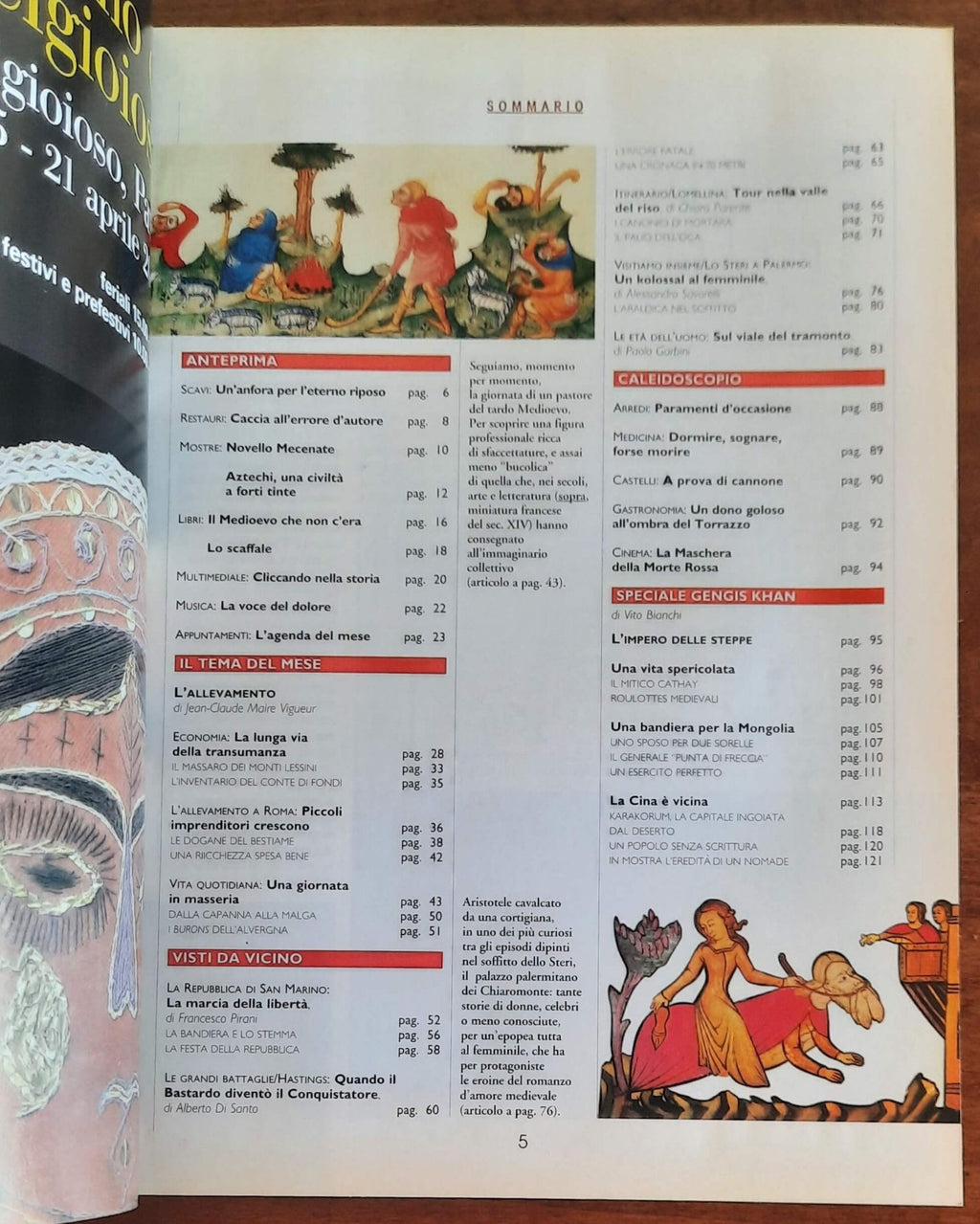 Rivista Medioevo n. 75 - Aprile 2003 - L'Impero di Gengis Khan
