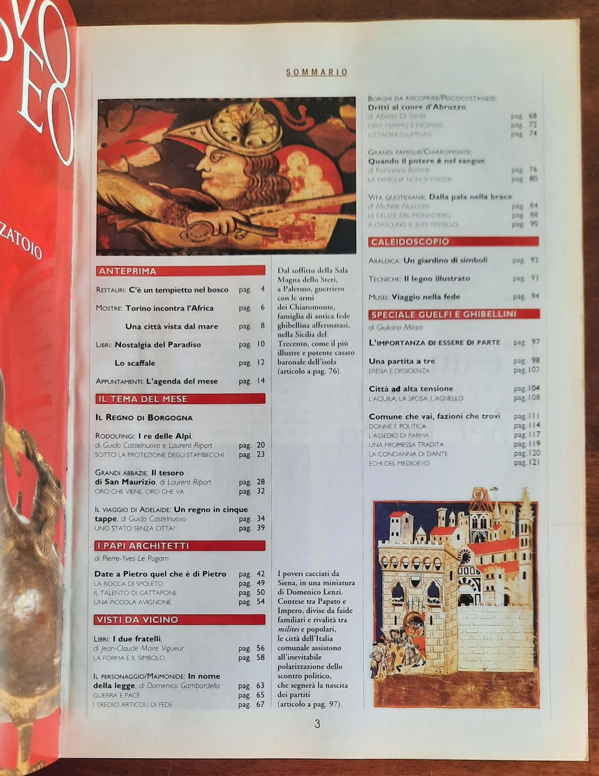 Rivista Medioevo n. 82 - Novembre 2003 - Tutti i castelli del papa re