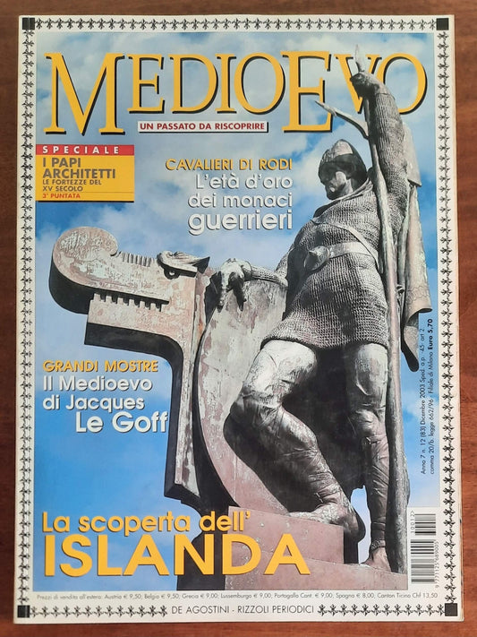 Rivista Medioevo n. 83 - Dicembre 2003