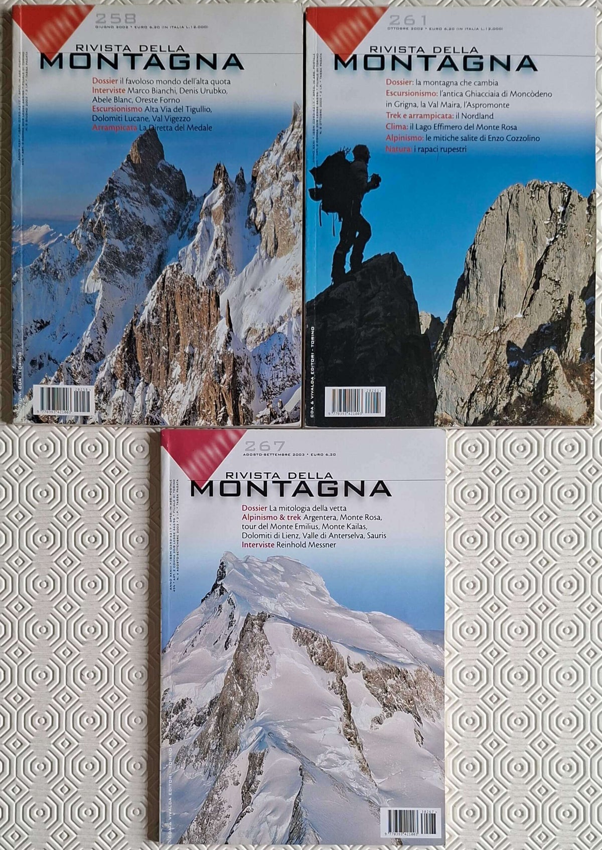 Rivista della Montagna n. 258-261-267 - Centro Documentazione Alpina
