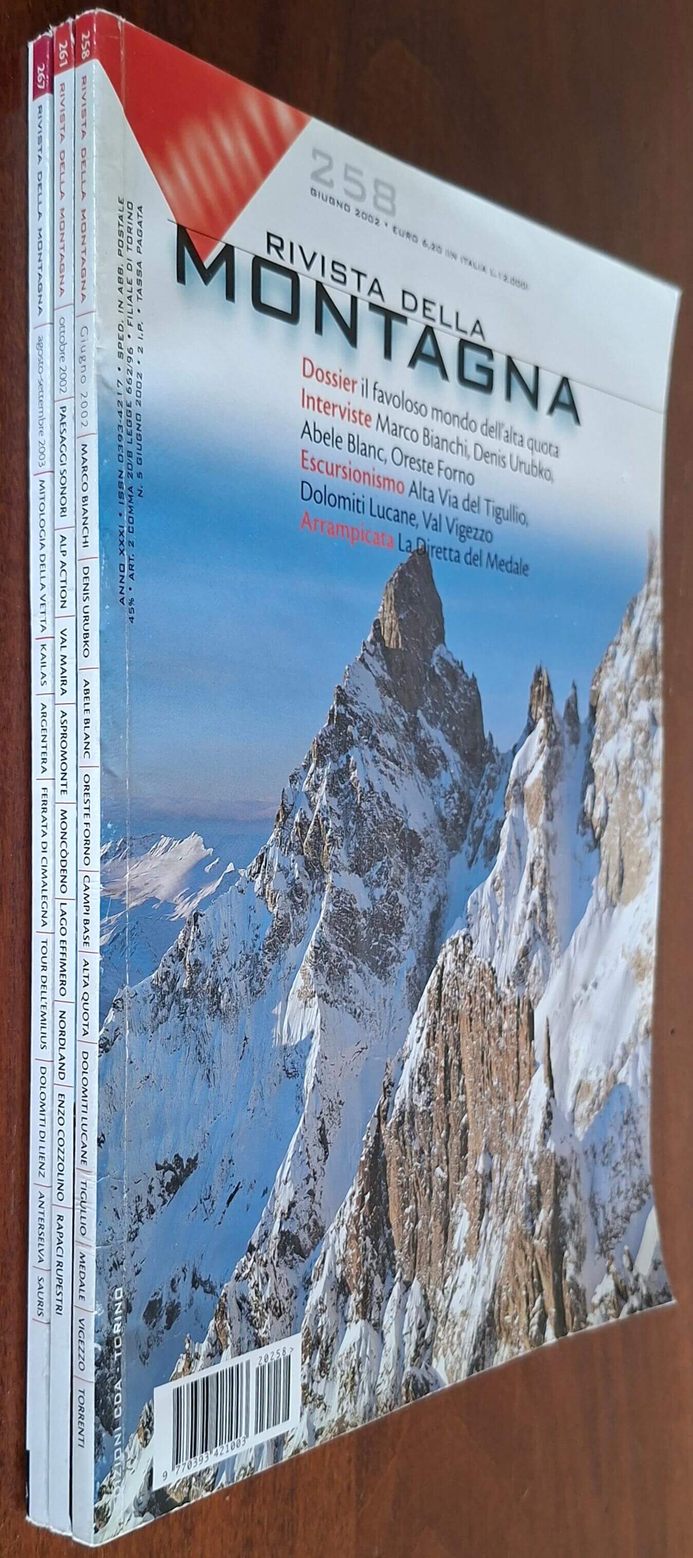 Rivista della Montagna n. 258-261-267 - Centro Documentazione Alpina