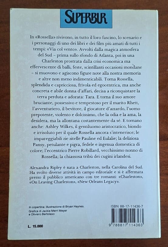 Rossella. Il seguito di Via col vento - Alexandra Ripley - B.U.R.