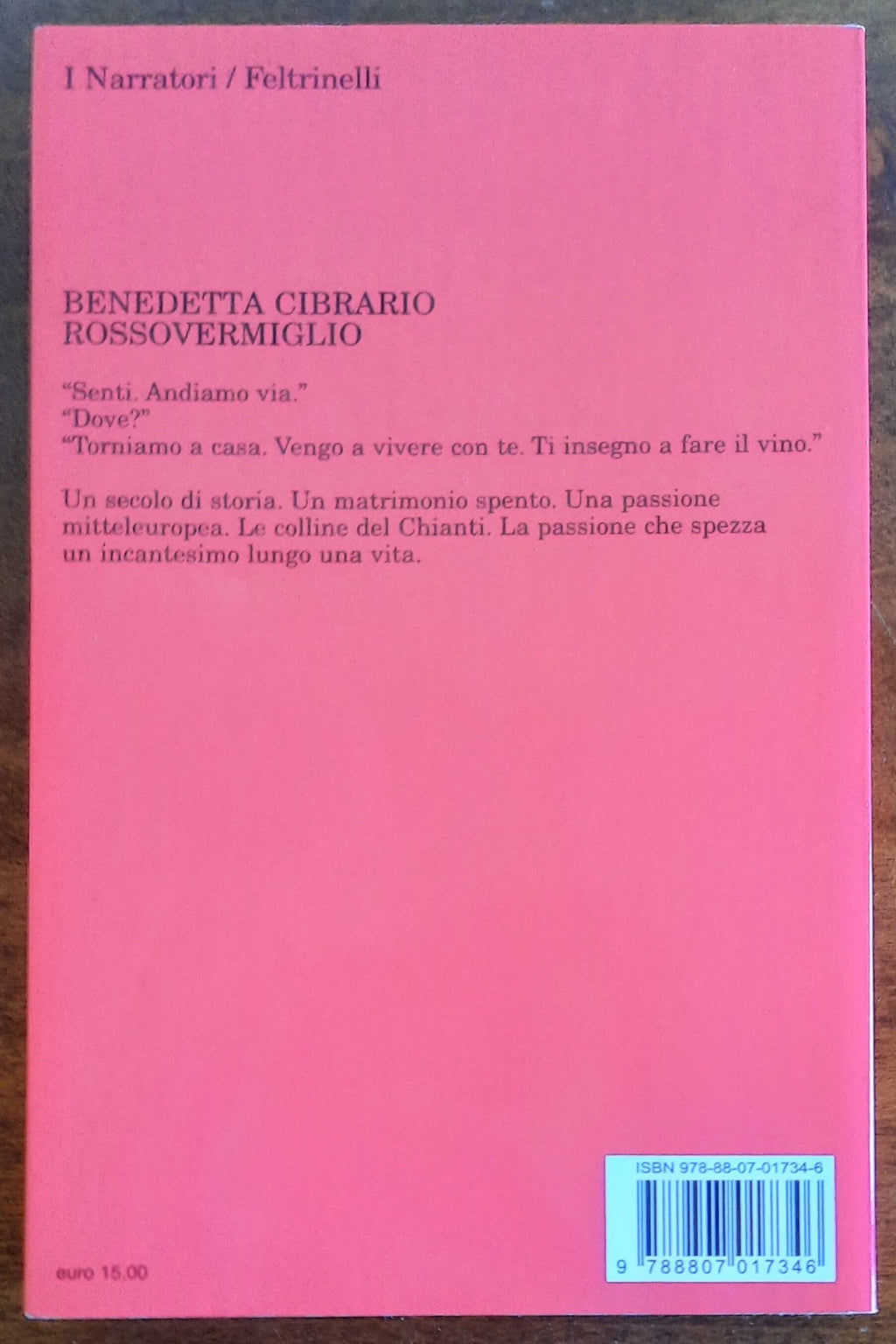 Rossovermiglio - di Benedetta Cibrario - Feltrinelli