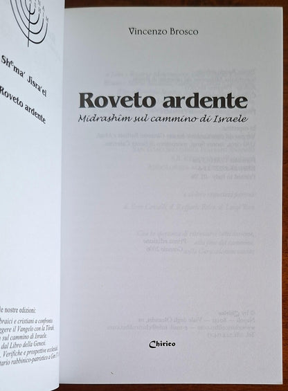 Roveto ardente. Midrashim sul cammino di Israele - Chirico