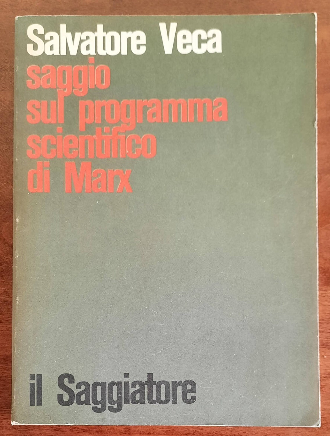 Saggio sul programma scientifico di Marx