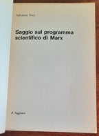 Saggio sul programma scientifico di Marx