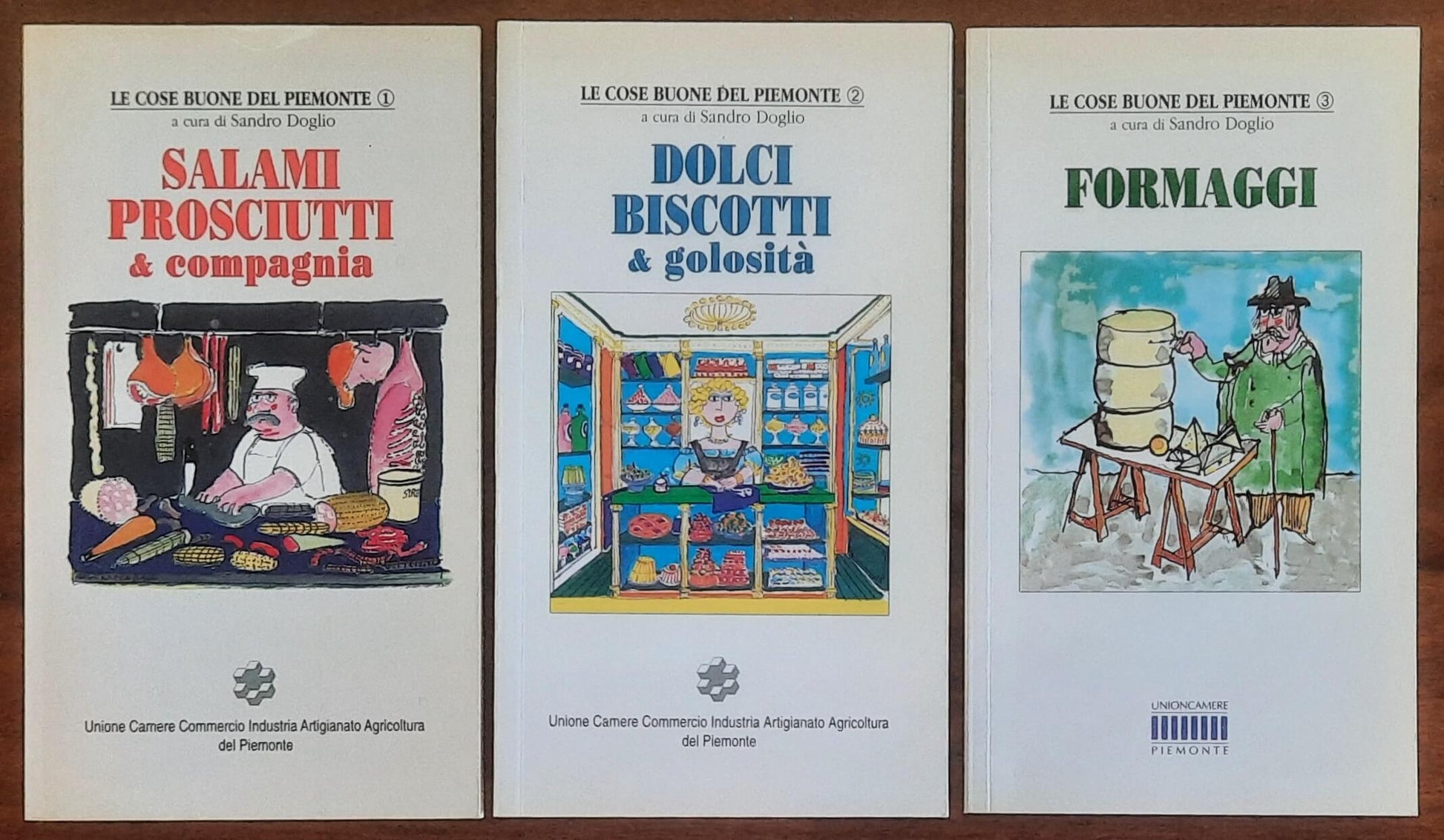 Salumi, prosciutti e compagnia. Dolci, biscotti e golosità. Formaggi - 3 vol. - Le cose buone del Piemonte