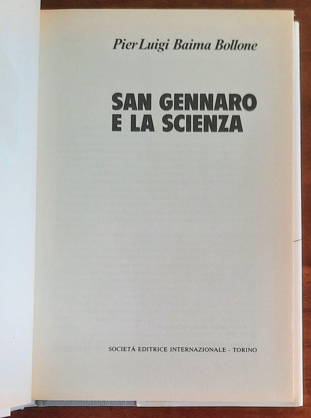 San Gennaro e la scienza - di Pier Luigi Baima Bollone