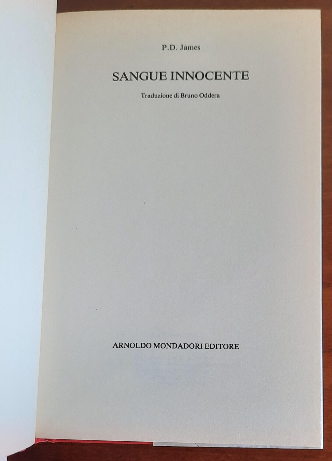 Sangue innocente - di P. D. James - Mondadori - Libreria Biellese