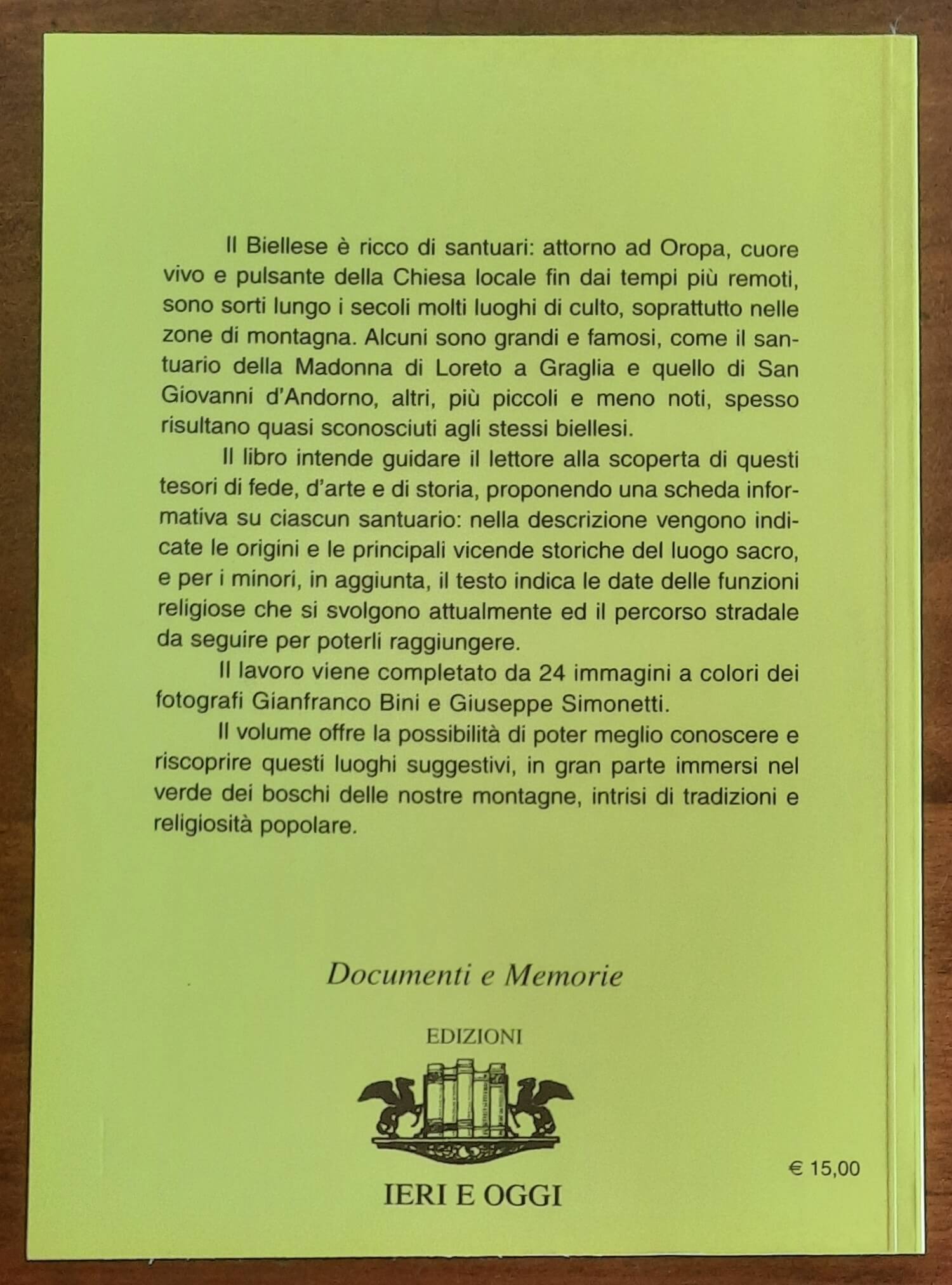 Santuari del Biellese. Fede, storia e tradizioni