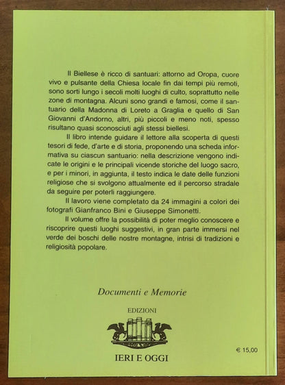 Santuari del Biellese. Fede, storia e tradizioni