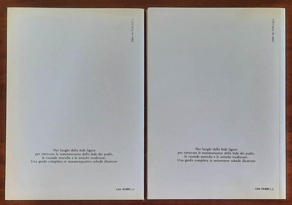 Santuari in Liguria - 2 vol. - Sagep Editrice