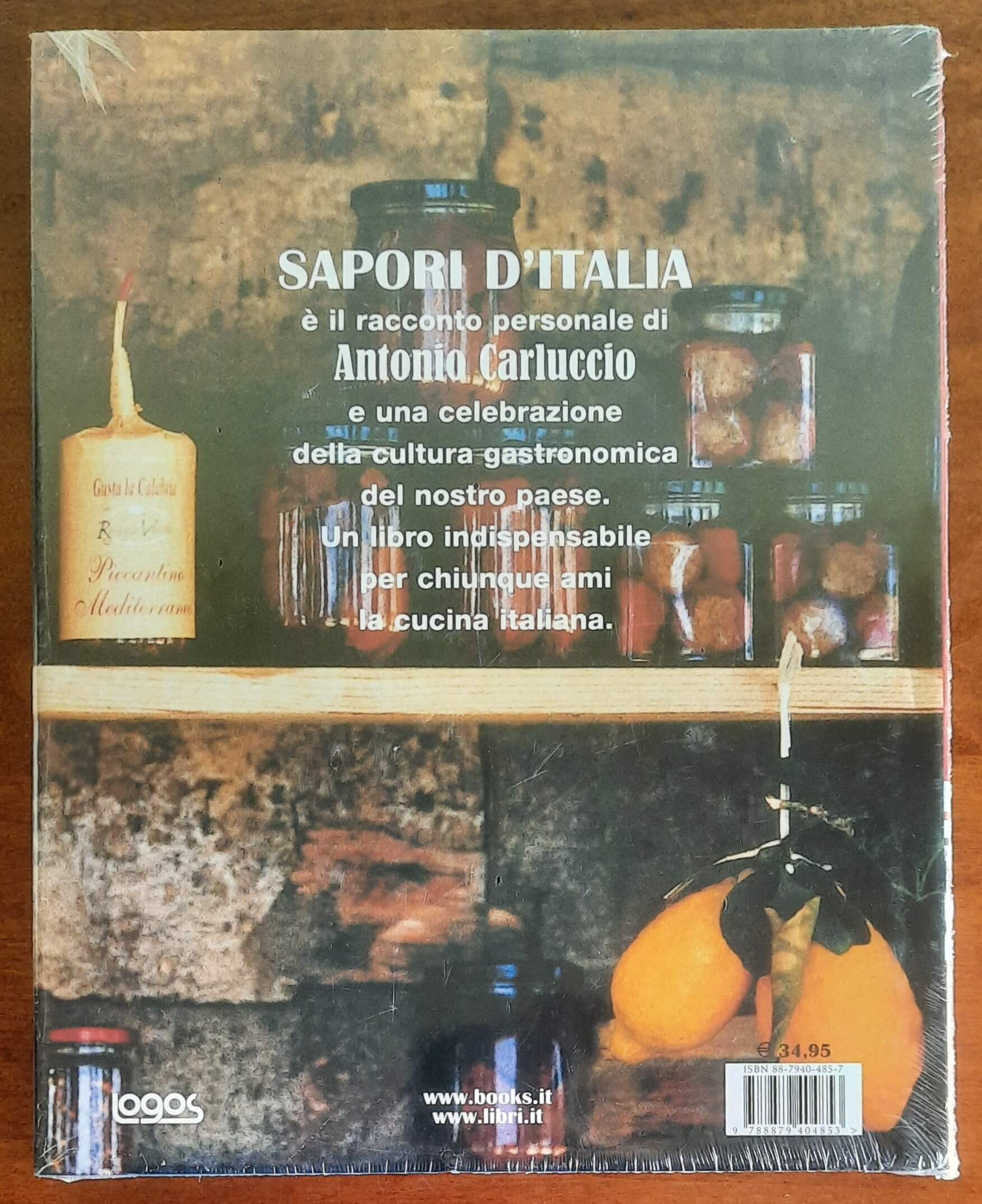 Sapori d’Italia. Ricette e tradizioni regionali - di Antonio Carluccio - Logos