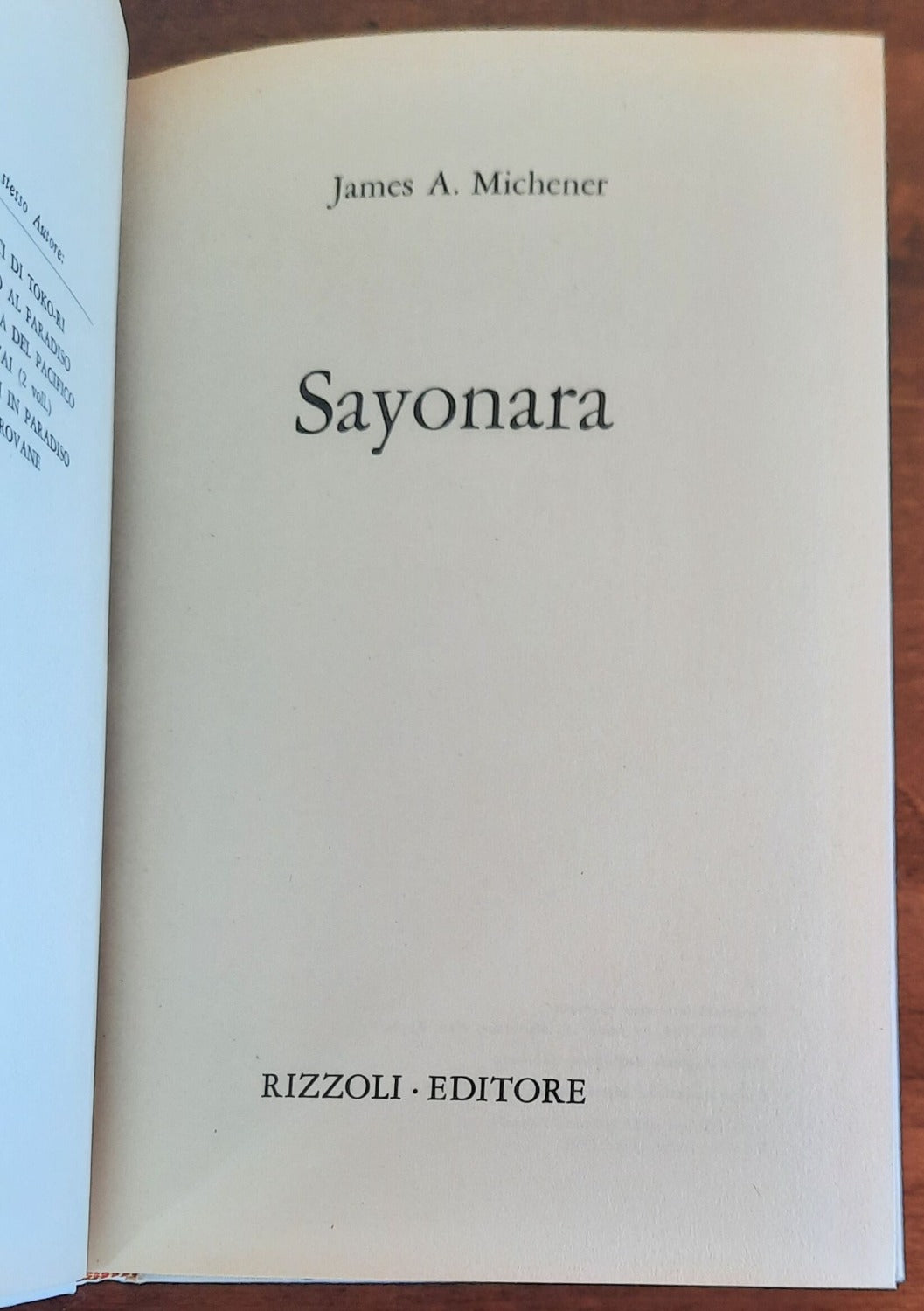 Sayonara