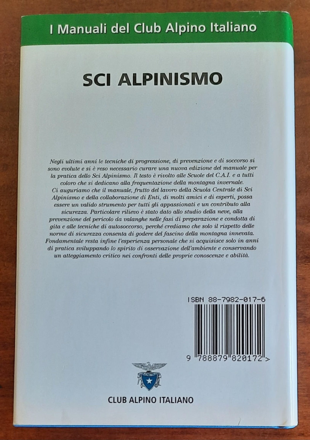 Sci alpinismo - C.a.i. Club Alpino Italiano