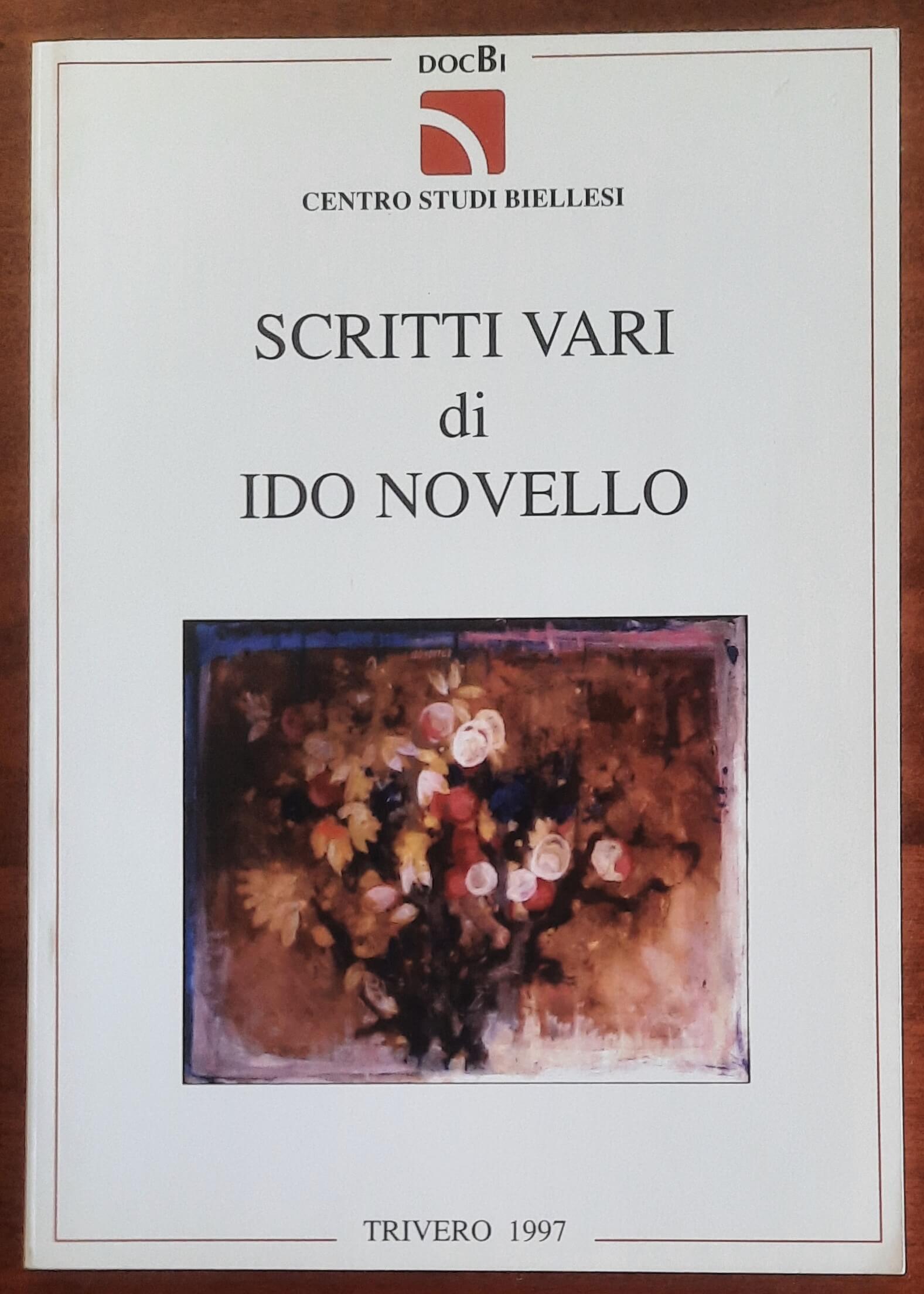 Scritti vari di Ido Novello - Doc.bi - Centro Studi Biellesi