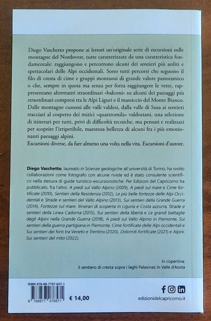 Sentieri balcone e di cresta in Piemonte e Valle d’Aosta - Ediz. Del Capricorno