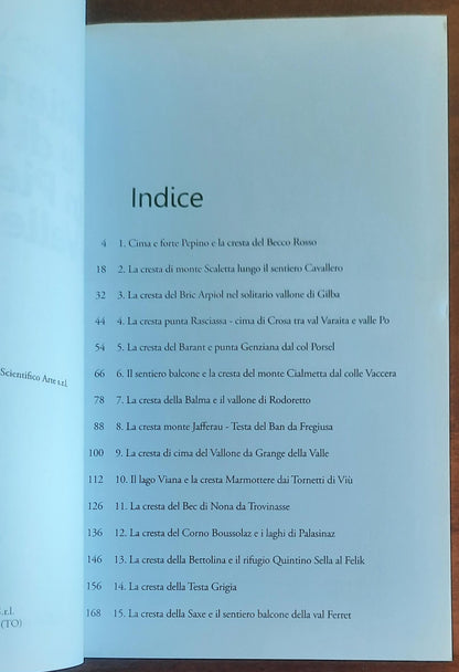 Sentieri balcone e di cresta in Piemonte e Valle d’Aosta - Ediz. Del Capricorno