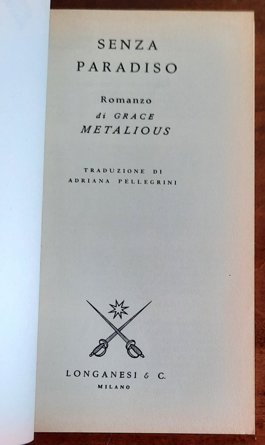 Senza paradiso - di Grace Metalious