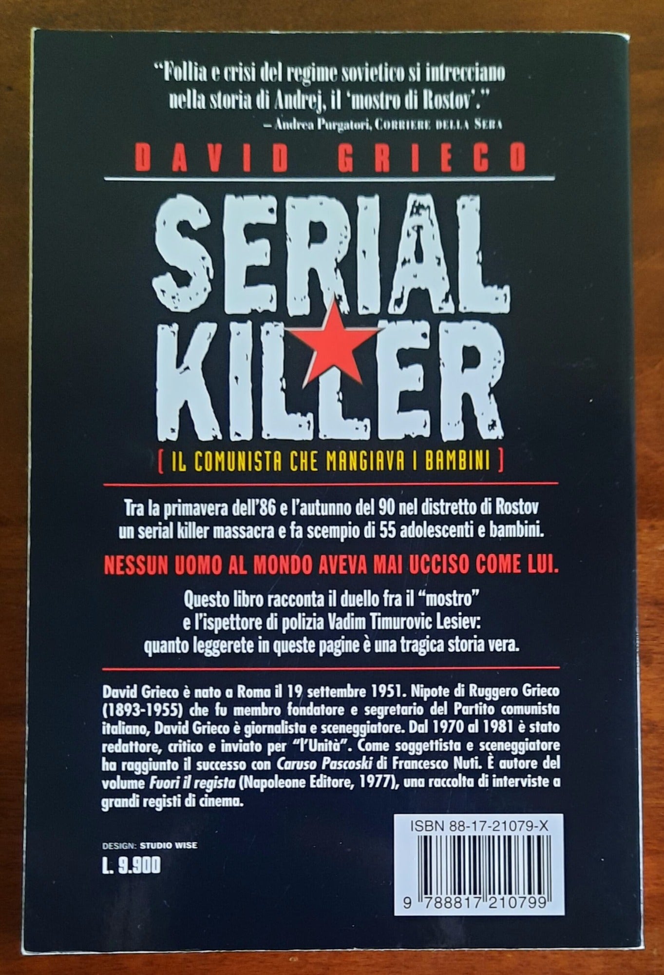 Serial killer. Il comunista che mangiava i bambini - di David Grieco - B.U.R.