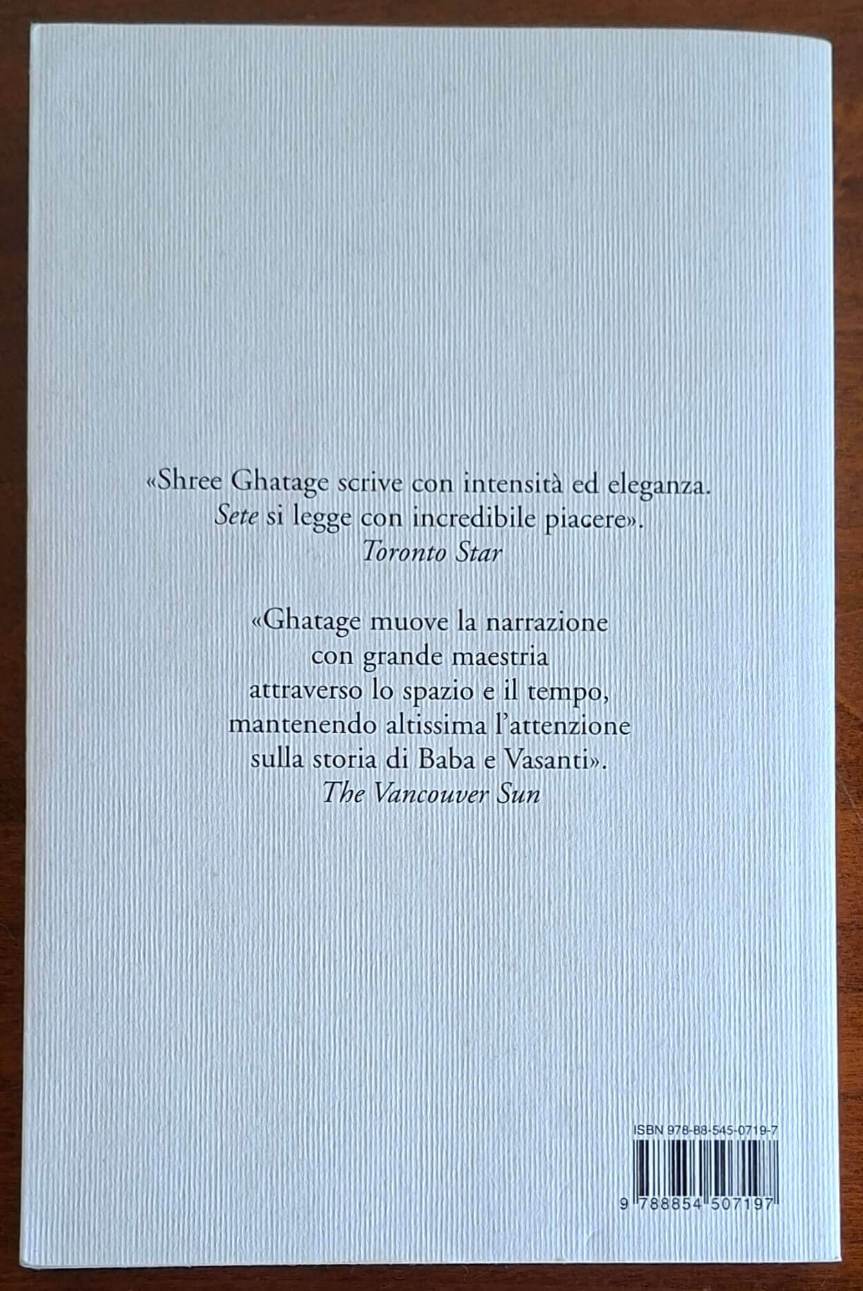 Sete - di Shree Ghatage - Neri Pozza