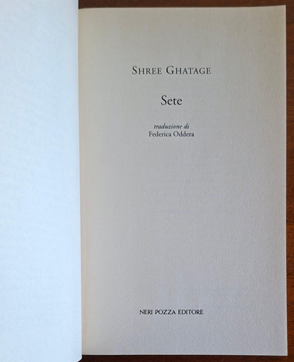 Sete - di Shree Ghatage - Neri Pozza