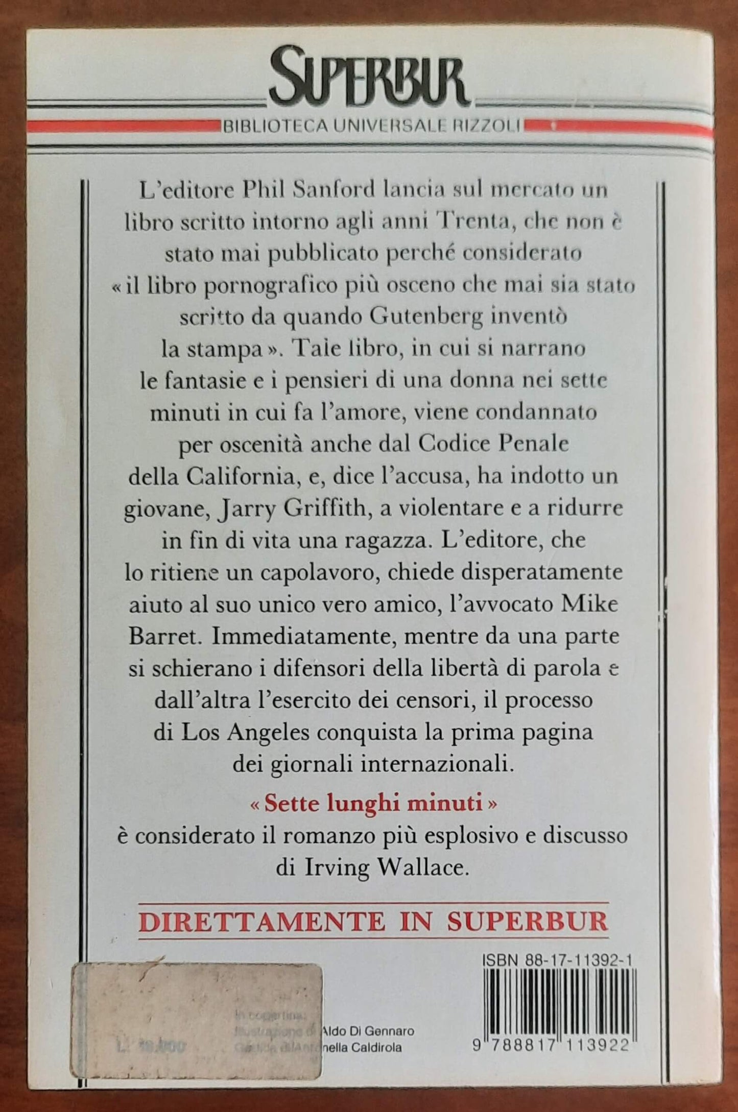 Sette lunghi minuti - di Irwing Wallace - B.U.R