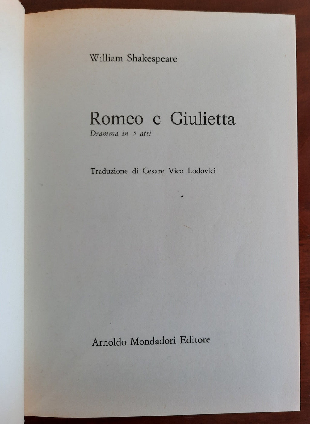 Shakespeare - Romeo e Giulietta - Amleto - Otello - Cofanetto Mondadori