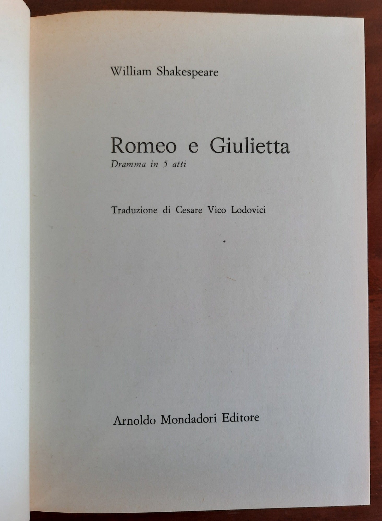 Shakespeare - Romeo e Giulietta - Amleto - Otello - Cofanetto Mondadori