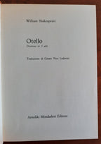 Shakespeare - Romeo e Giulietta - Amleto - Otello - Cofanetto Mondadori