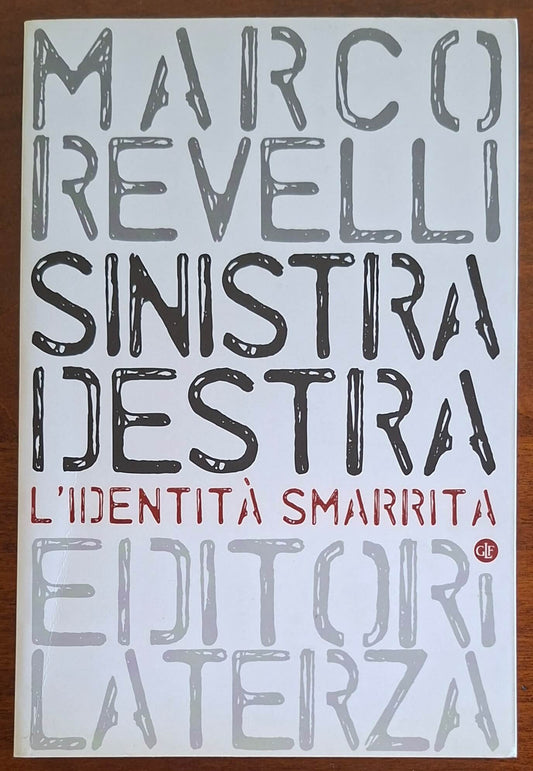 Sinistra Destra. L'identità smarrita - Marco Revelli - Laterza
