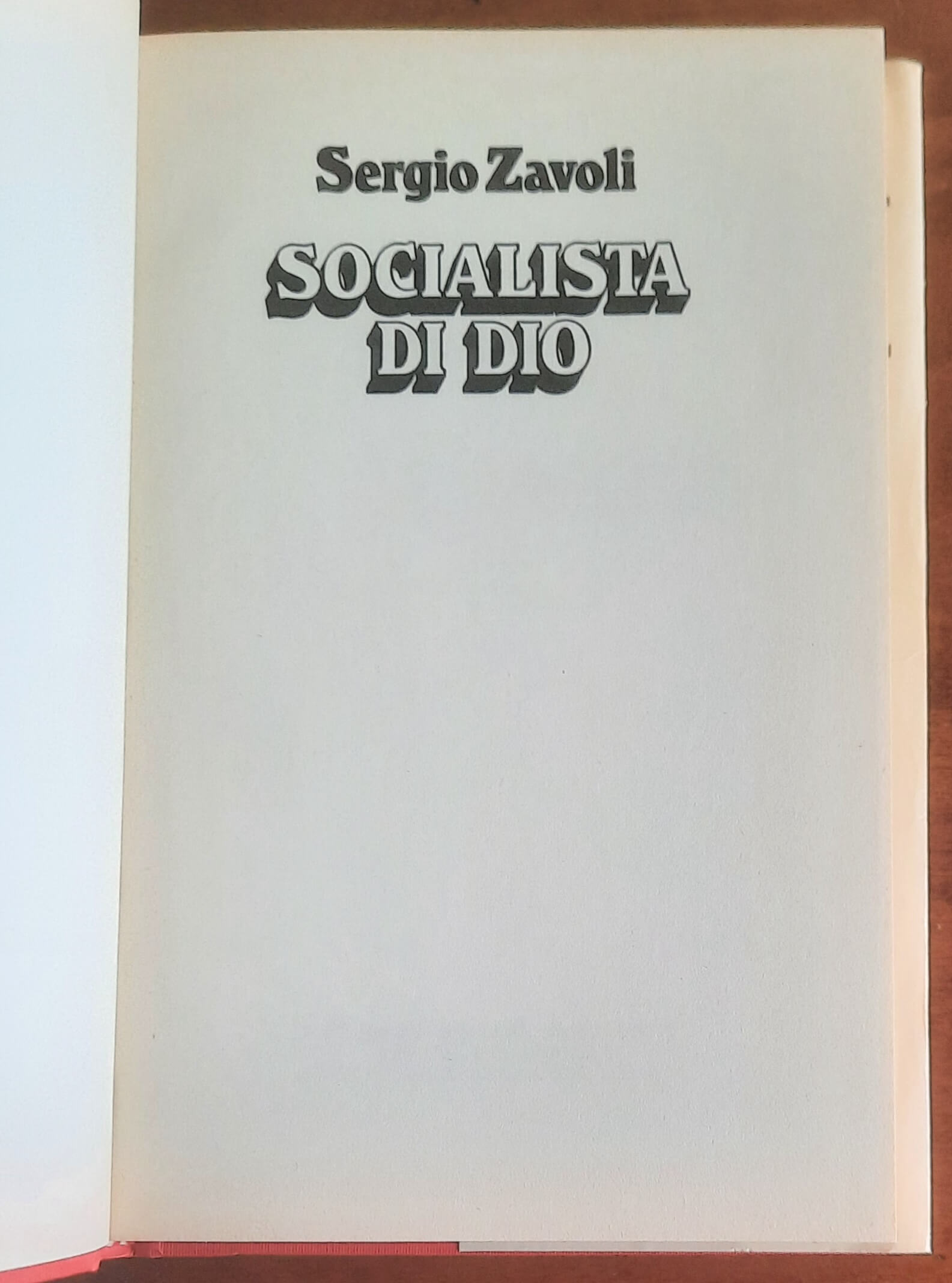 Socialista di Dio - Sergio Zavoli