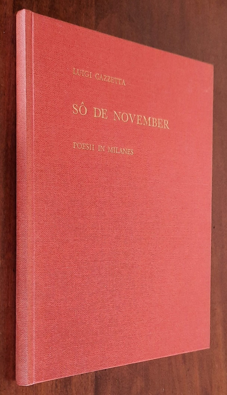 Sô de november. Poesii in milanes - di Luigi Cazzetta