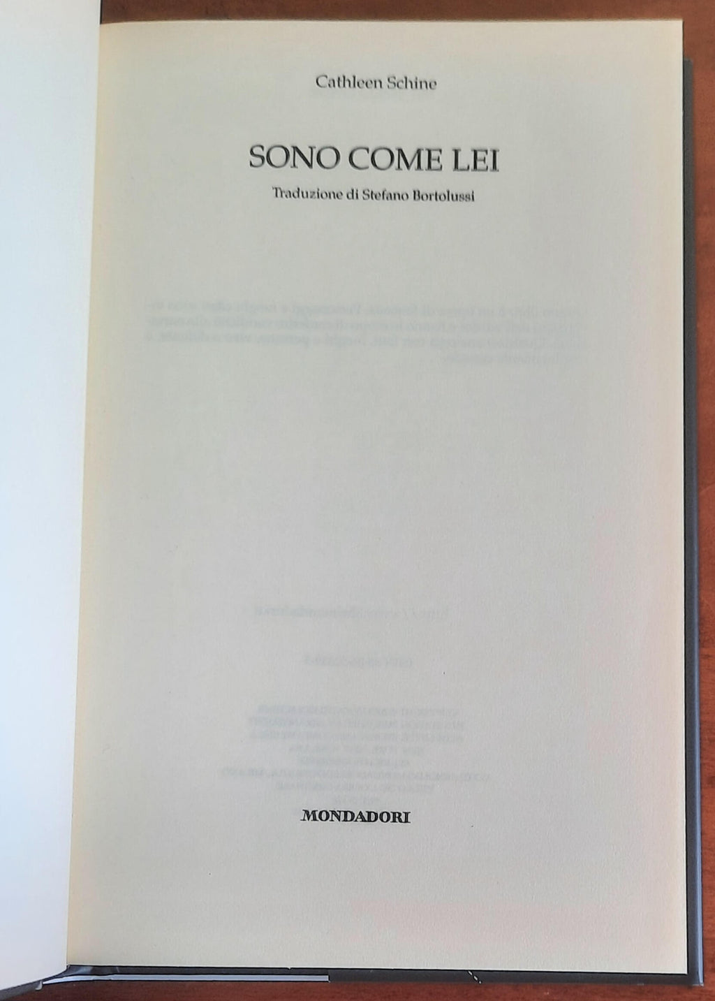Sono come Lei - di Cathleen Schine - Mondadori