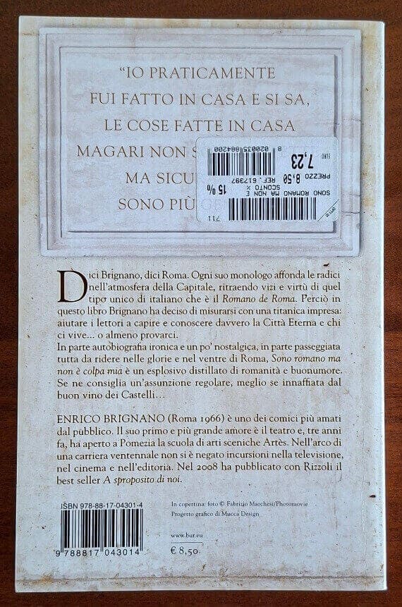 Sono romano ma non è colpa mia. Dimmi se ci fai e ti dirò chi sei - B.U.R.