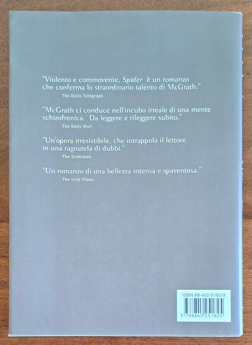 Spider - di Patrick Mcgrath - Bompiani