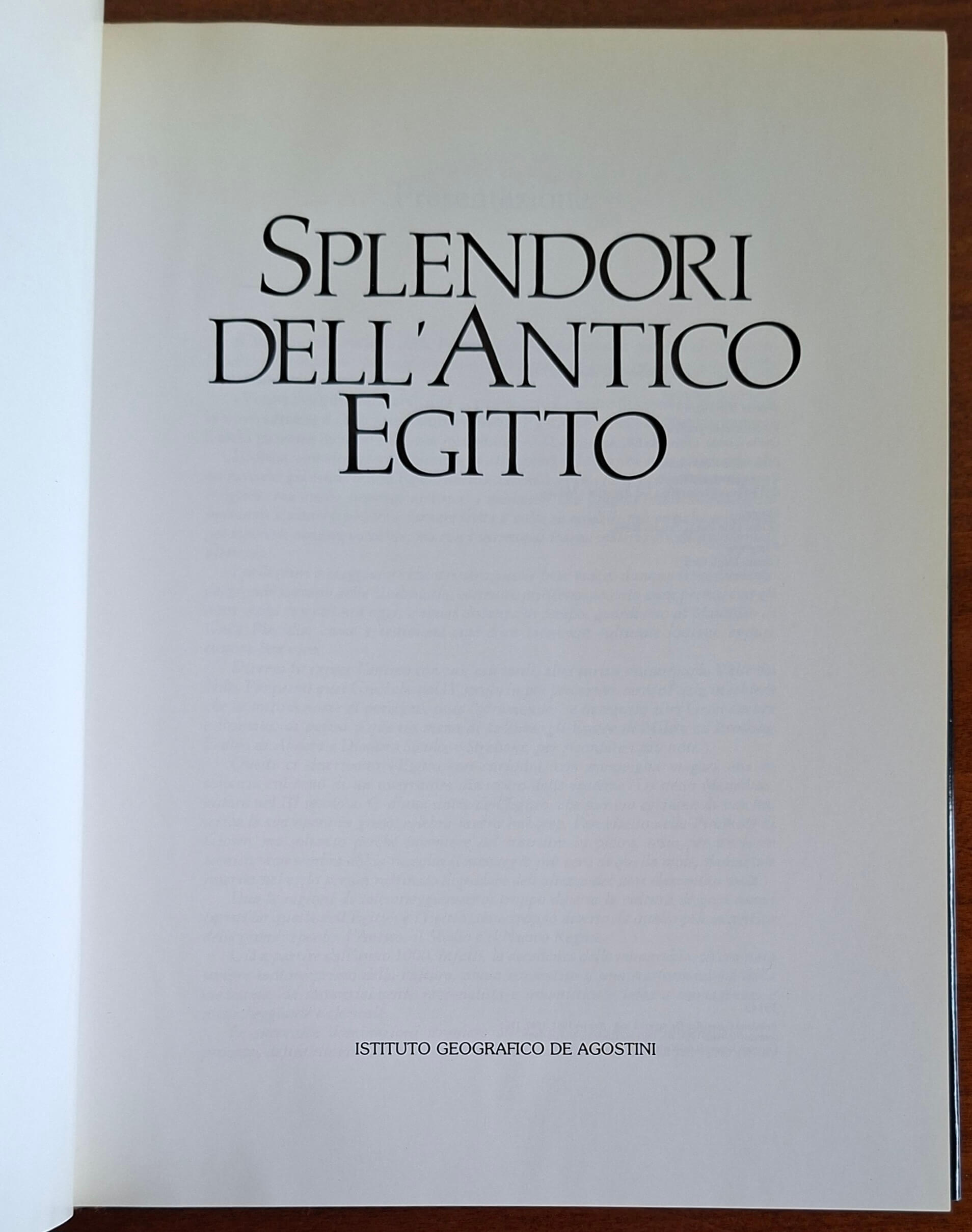 Splendori dell'Antico Egitto - De Agostini