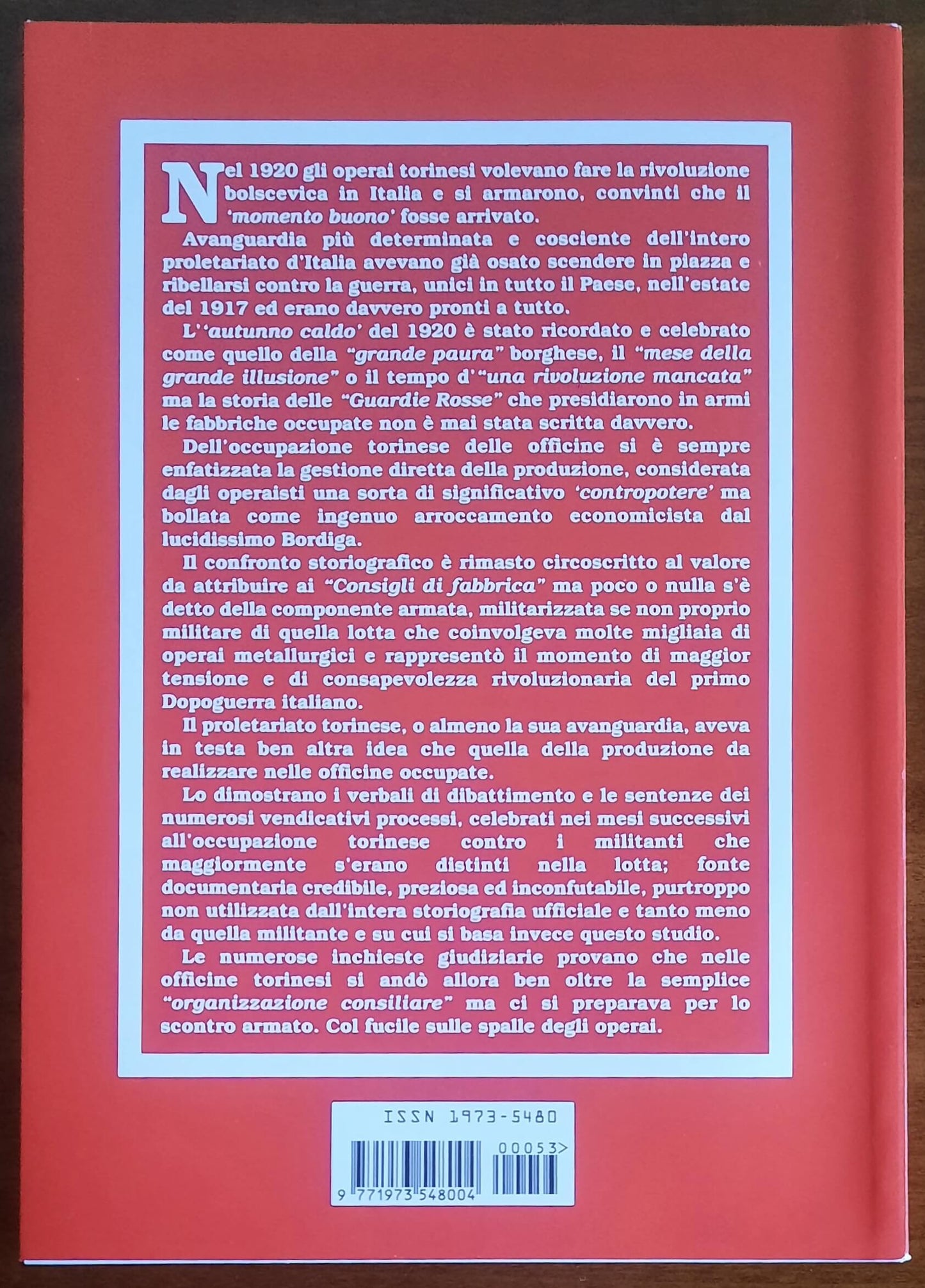 Storia Ribelle n. 53 - Guardie Rosse sotto la Mole. La speranza rivoluzionaria nell’occupazione delle fabbriche torinesi del 1920