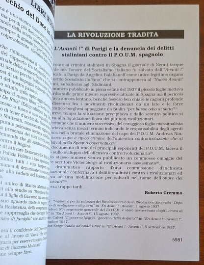 Storia Ribelle n. 63 - La repressione stalinista degli irregolari, degli anarchici e del P.O.U.M. Trotskista nella guerra di Spagna