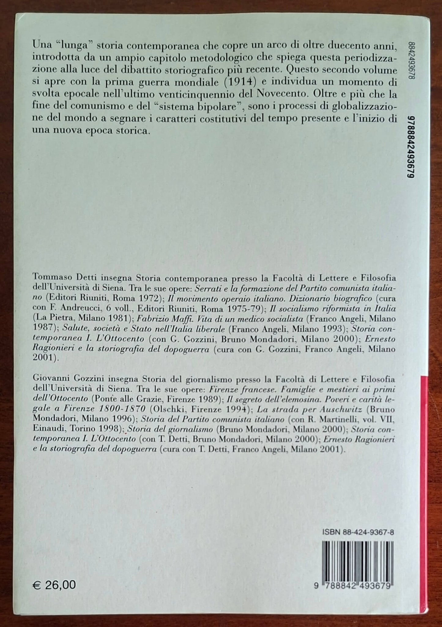 Storia contemporanea II - Il Novecento - Bruno Mondadori