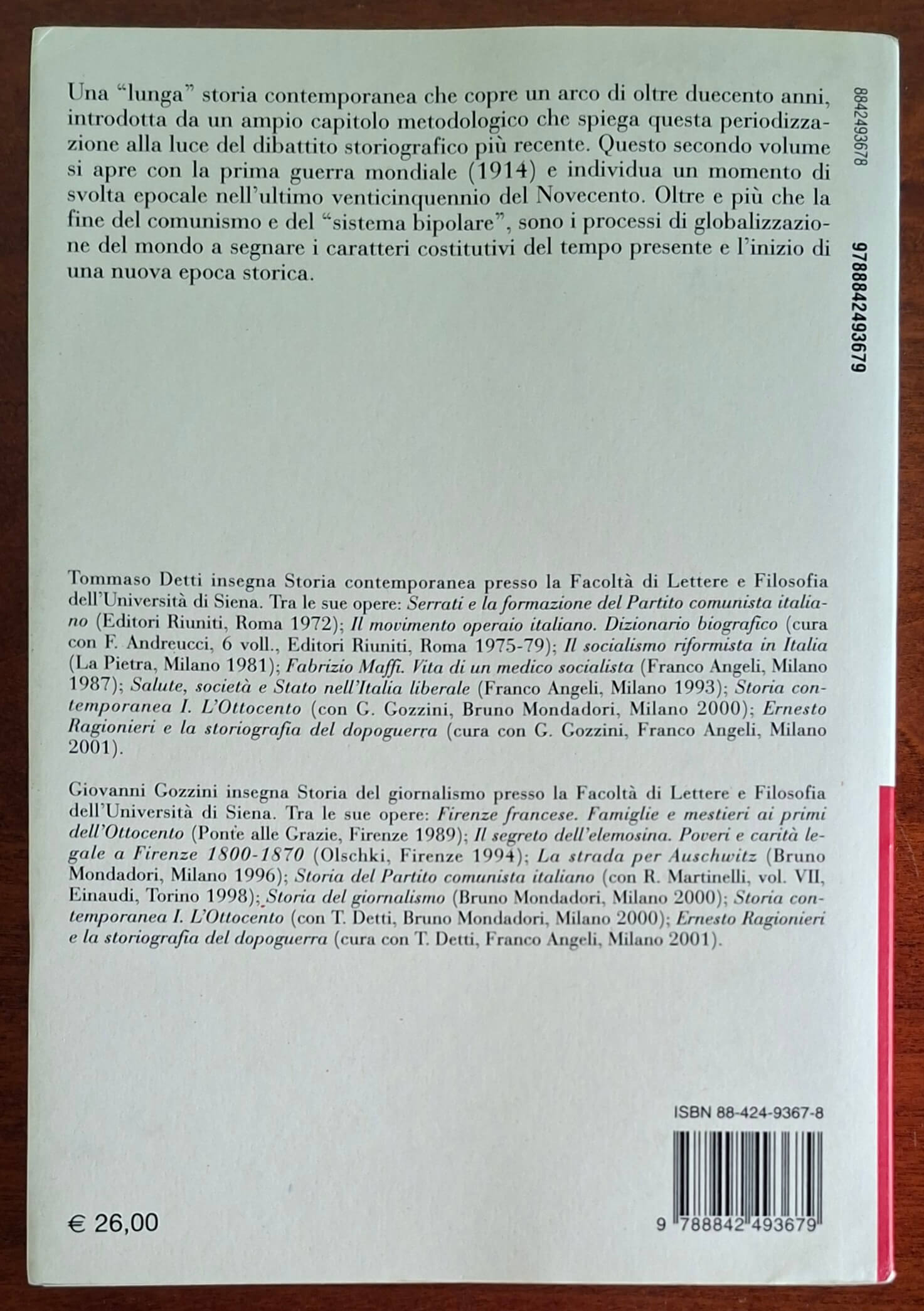 Storia contemporanea II - Il Novecento - Bruno Mondadori